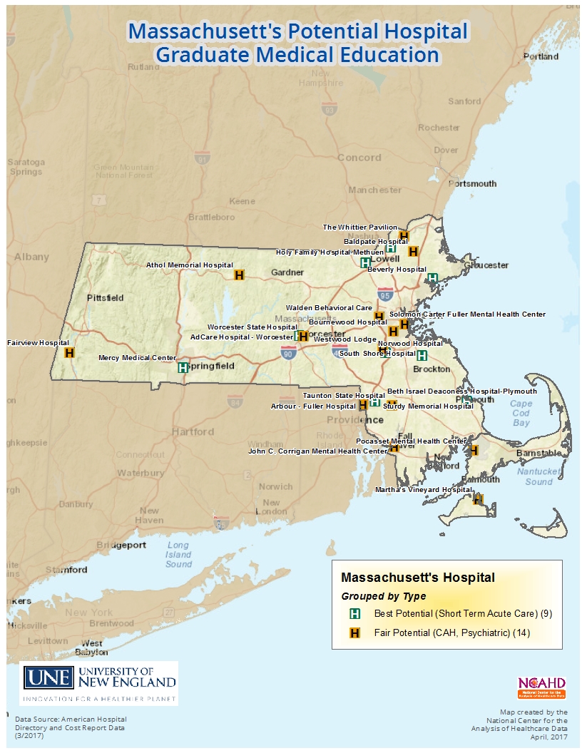 Massachusetts High Potential Hospitals
